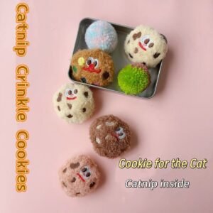 New Creative Catnip Cookie Toy: Boredom Buster & Playful Treat for Cats