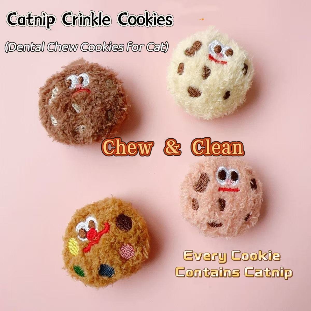 New Creative Catnip Cookie Toy: Boredom Buster & Playful Treat for Cats - 图片 3