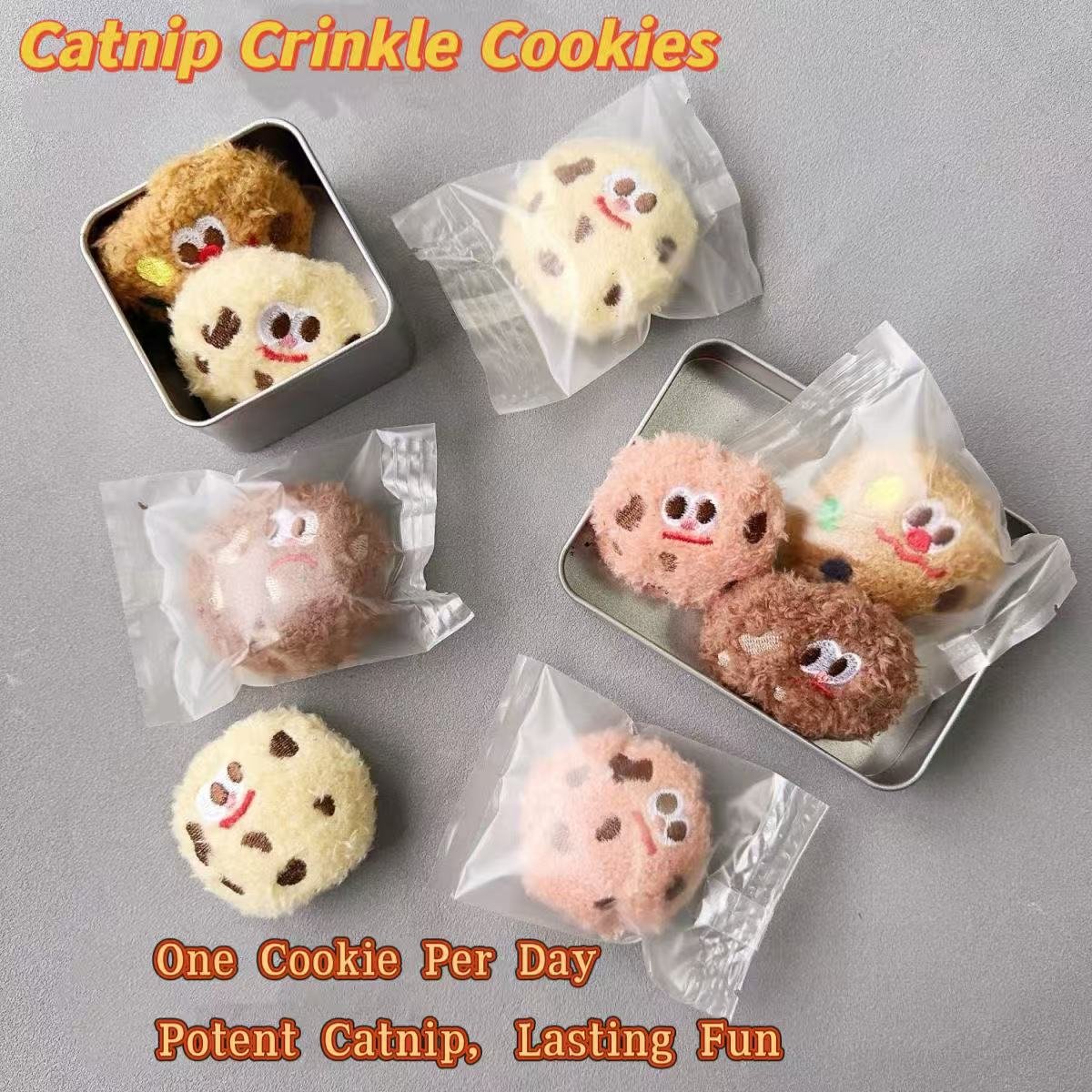 New Creative Catnip Cookie Toy: Boredom Buster & Playful Treat for Cats - 图片 5