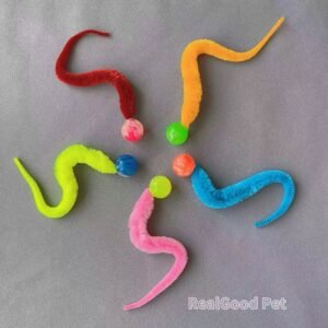 New Bestseller Jumping & Bouncing Ball Cat Toy - Chew-Resistant Galactic Ball & Caterpillar for Self-Play